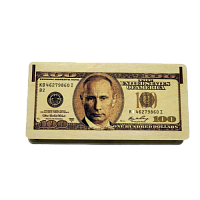 КУПИТЬ КУПЮРНИЦУ "100 ДОЛЛАРОВ" С ПУТИНЫМ" во Дедовске